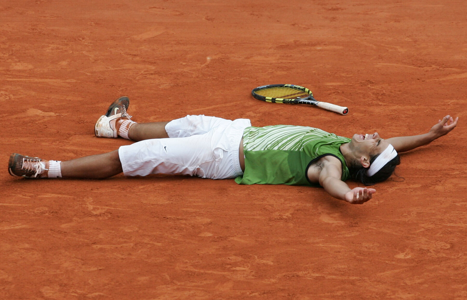 2005: Teenager Rafael Nadal wins French Open, youngest Slam champ since Pete Sampras
